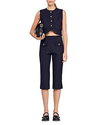 Buttoned Crop Top