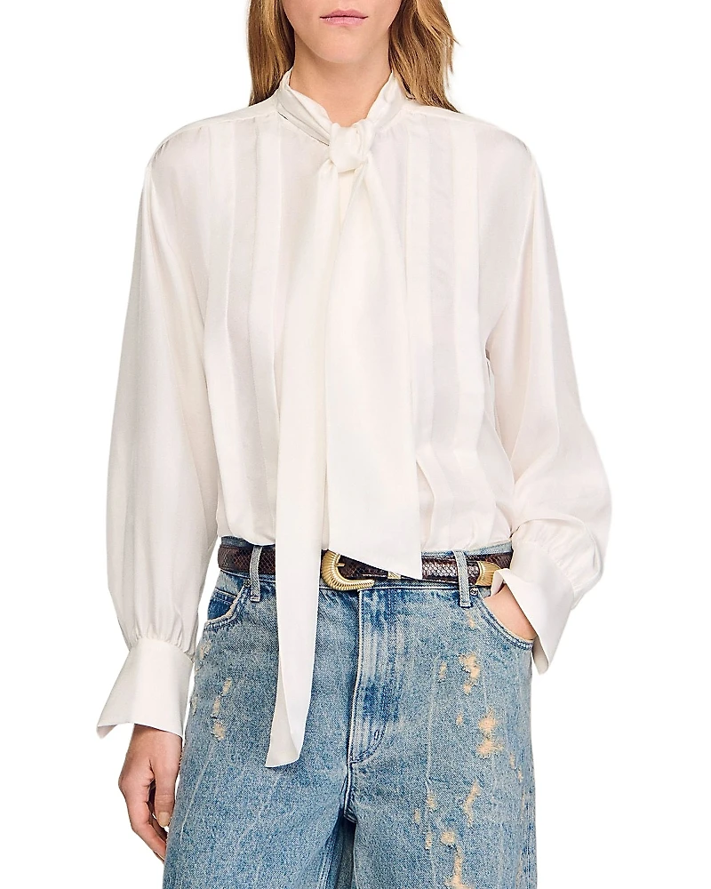 Sandro Silk Shirt