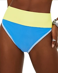 Beach Riot Emmy Color Blocked High Waisted Bottom