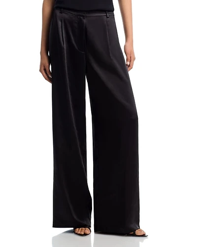 Satin Wide Leg Pants