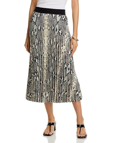 Essentiel Antwerp Indira Pleated Midi Skirt