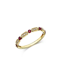 Bloomingdale's Fine Collection Ruby & Diamond Ring