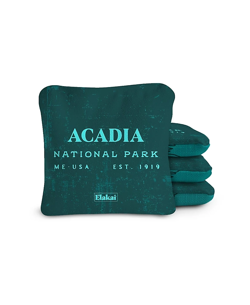 Elakai 4x4 Acadia National Park Durasuede + Turbo Polyglide Pilot Versacraft Cornhole Bags