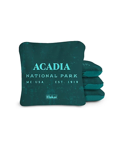 Elakai 4x4 Acadia National Park Durasuede + Turbo Polyglide Pilot Versacraft Cornhole Bags