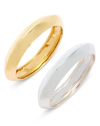 Aqua Bangle Bracelets, Set of 2 - Exclusive