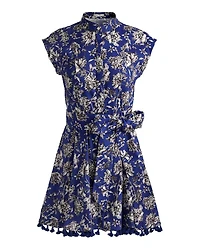 Lucy Cuffed Cap Sleeve Dress