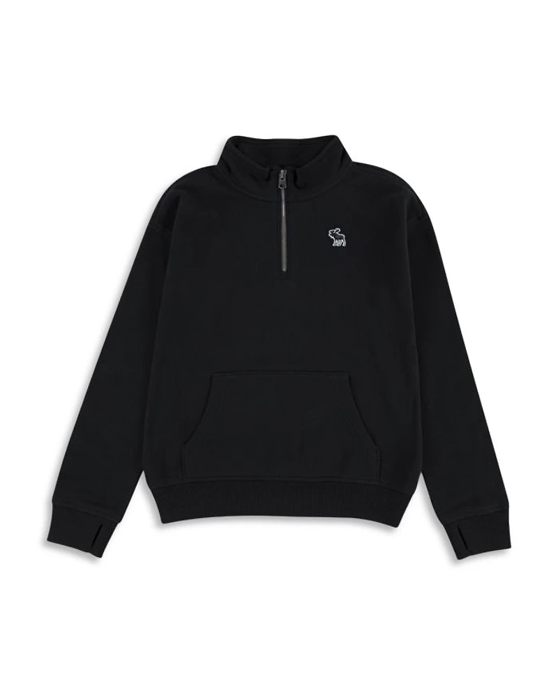 Boys' Essential Quarter Zip Mock Neck Pullover - Little Kid, Big Kid