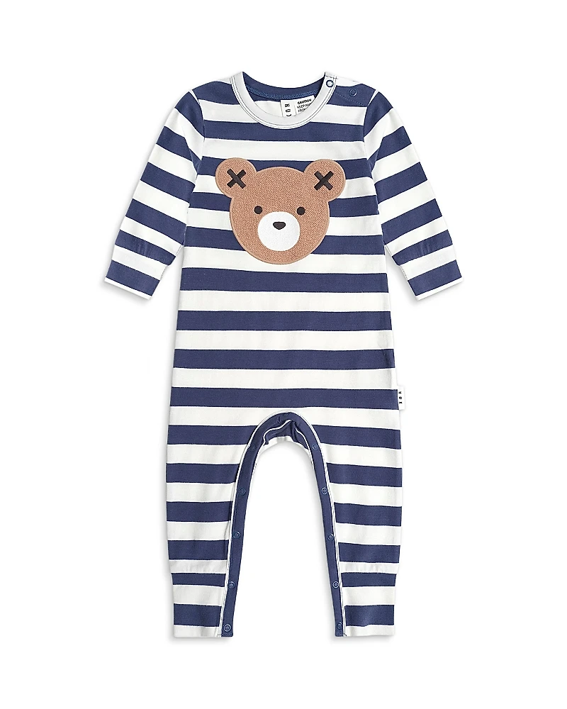 Huxbaby Boys' Striped Huxbear Romper - Baby