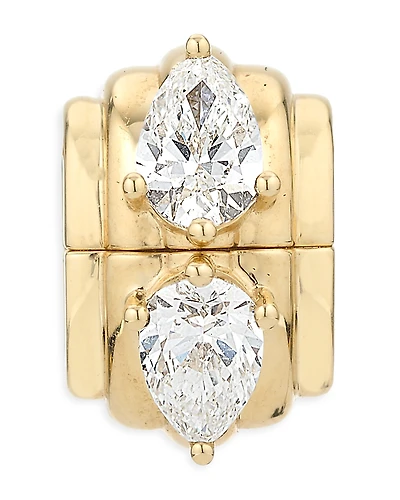 Adina Reyter Groovy Lab Grown Diamond Hidden Message Big Bead