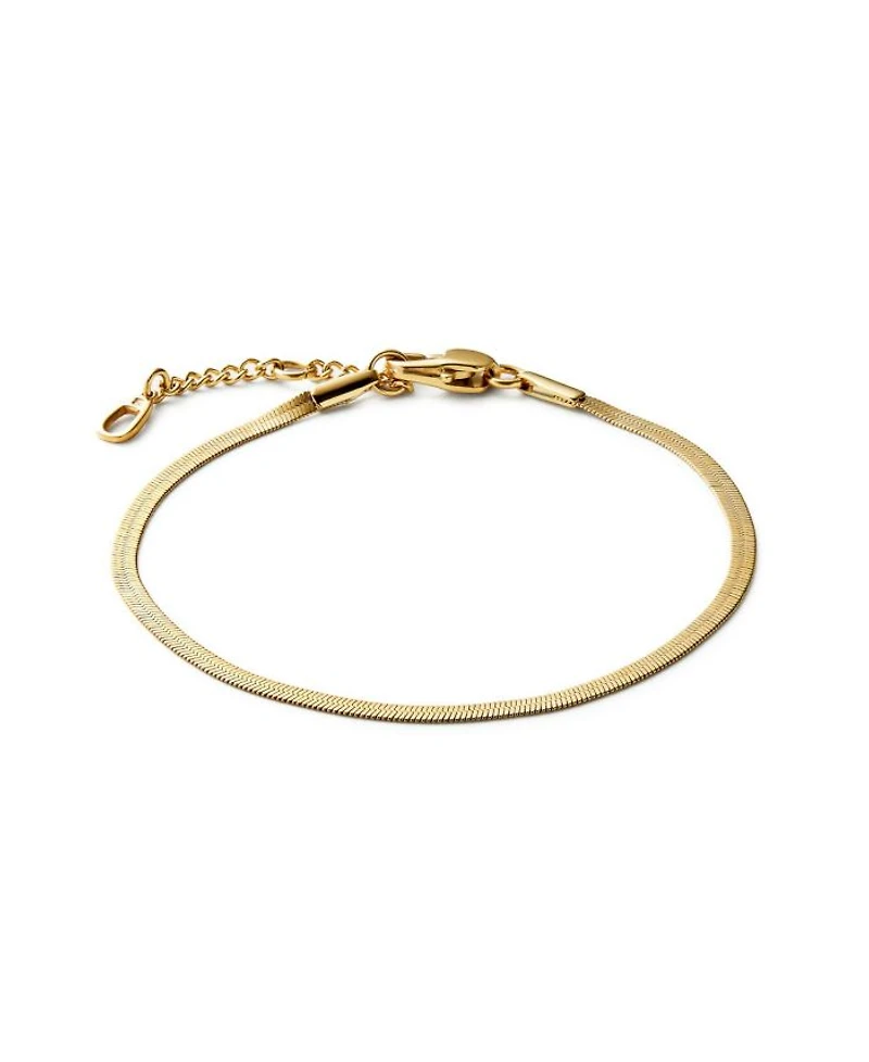 Stainless Steel Atlas Herringbone Bracelet