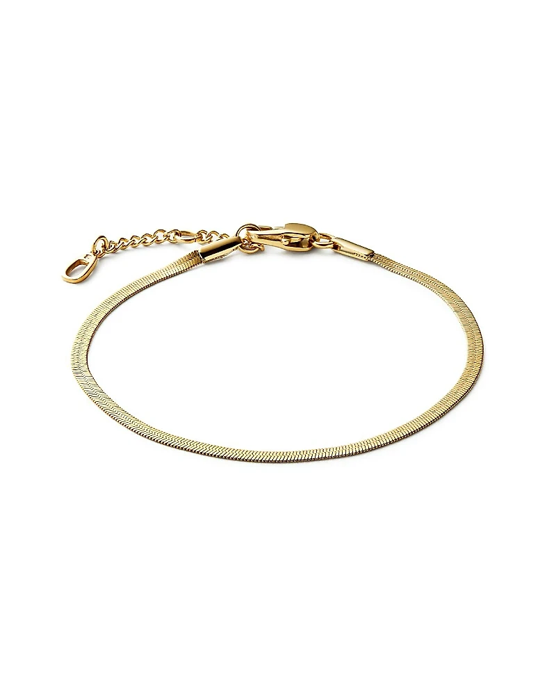 Ana Luisa Stainless Steel Atlas Herringbone Bracelet
