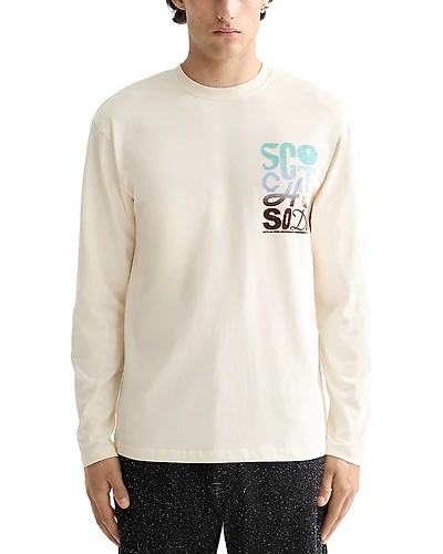 Scotch & Soda Relaxed Fit Logo Artwork Tee