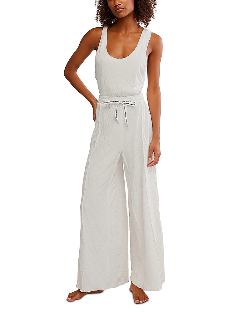 Free People Wait A Minute Pajama Romper