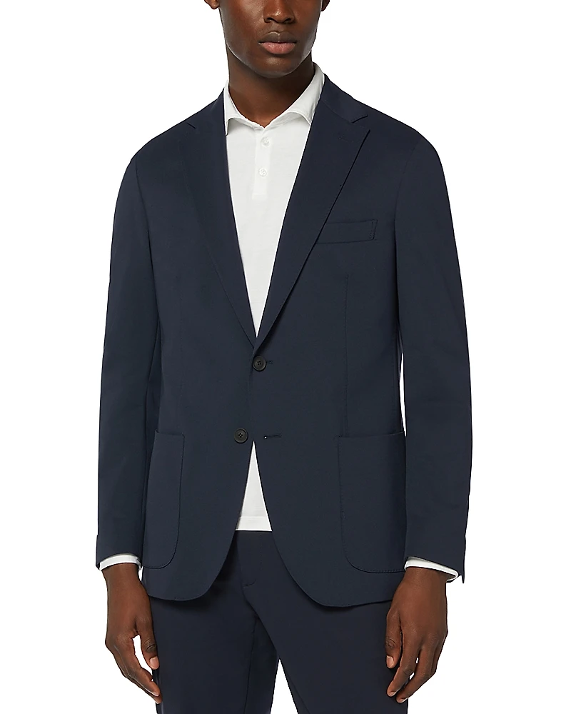 Boggi Milano Navy Stretch B Tech Blazer