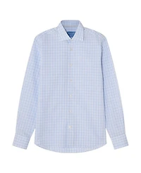 Reynolds Check Cotton/Linen Classic Fit Shirt
