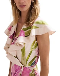 Matilda Floral Print Midi Dress