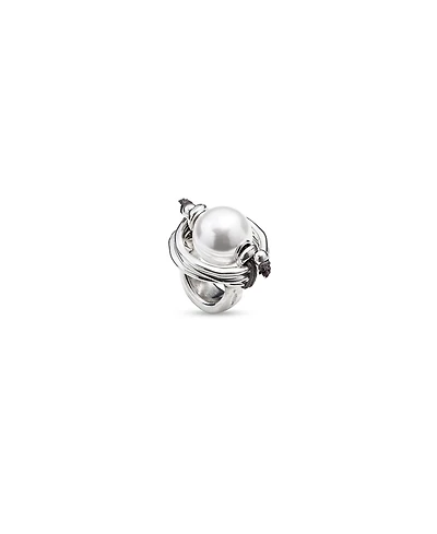 UNOde50 Sterling Silver-Plated Ring with Pearl