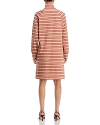 Alice Stripe Turtleneck Dress