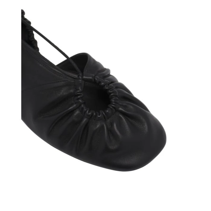 Women's Mesure Lace-Up Leather Ballerina