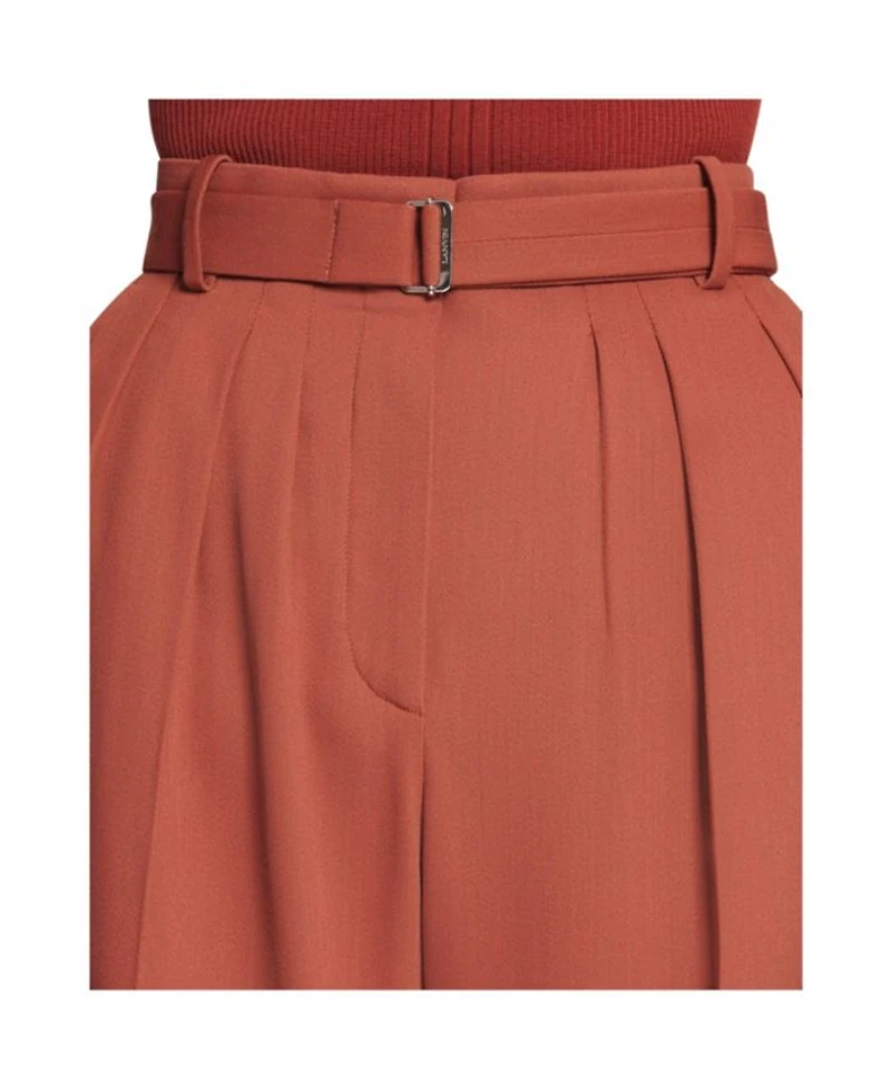 Wool and Viscose like Pants with Darts
