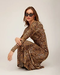Kourtney Cross Front Midi Dress