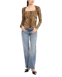 Cady Side Shirred Top