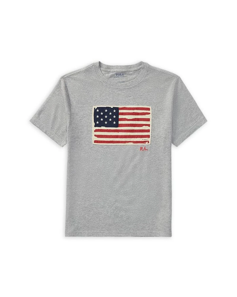 Boys' Flag Cotton Jersey Tee - Little Kid