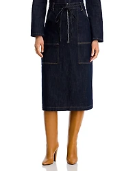 Gracia A Line Denim Skirt