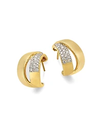 Bloomingdale's Fine Collection Diamond Huggie Earrings