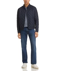 Oise Diamond Quilted Down Jacket