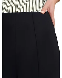 Petites Prim Pull On Wide Leg Pants