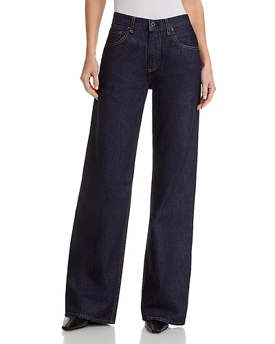 Askk Ny Sullivan High Rise Wide Leg Jeans