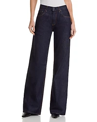 Askk Ny Sullivan High Rise Wide Leg Jeans