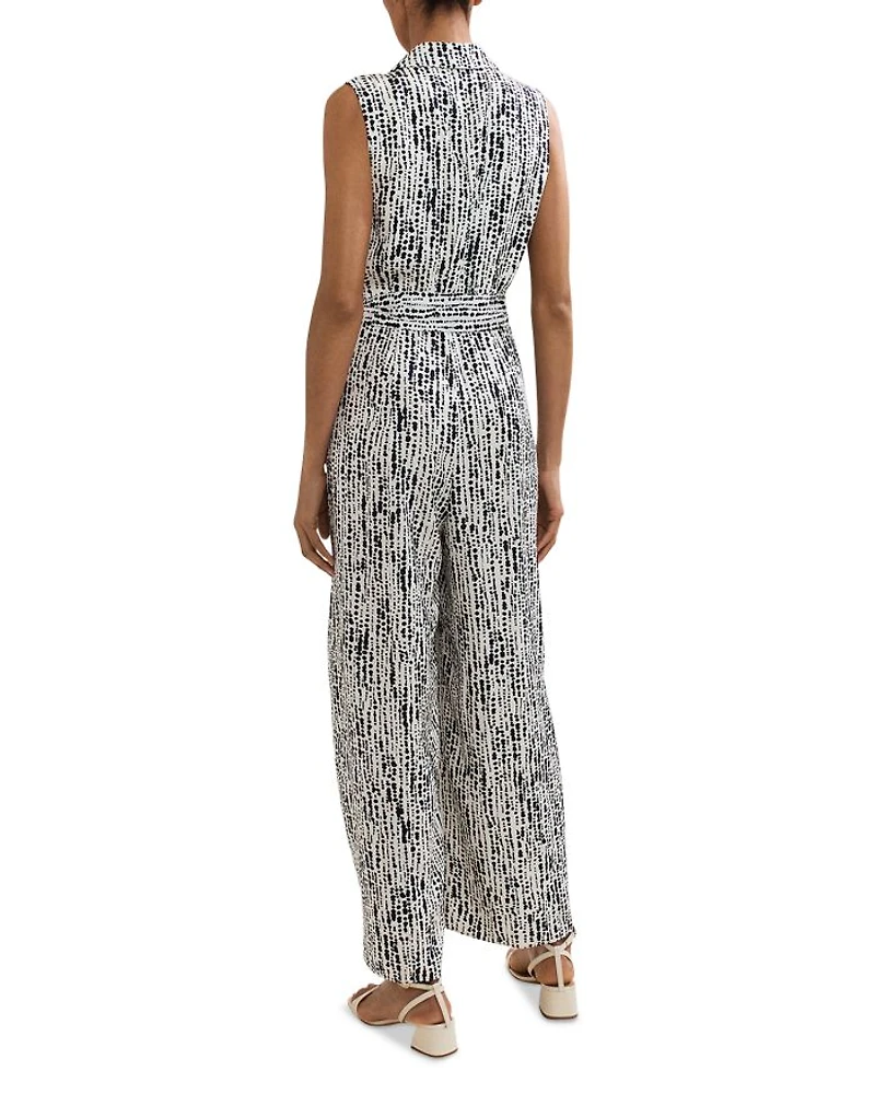 Janine Spot Print Jumpsuit