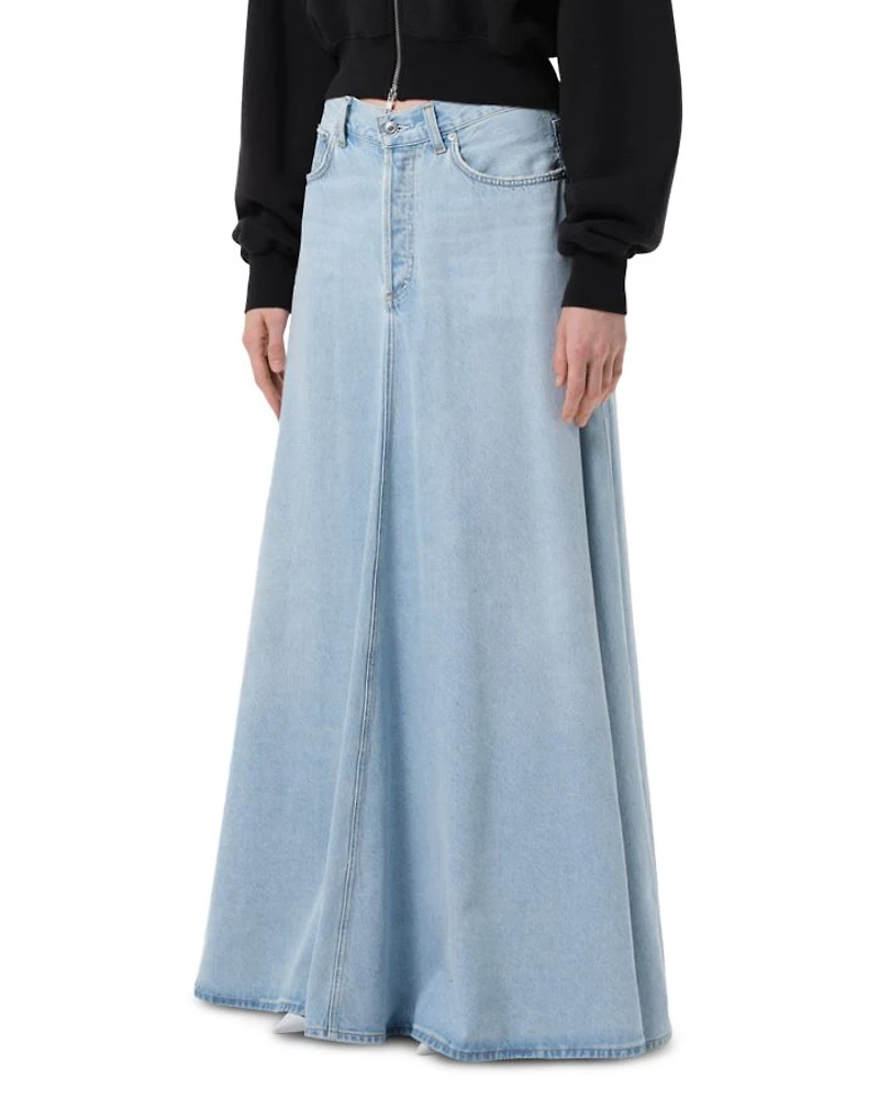 The Odin Denim Maxi Skirt Lost