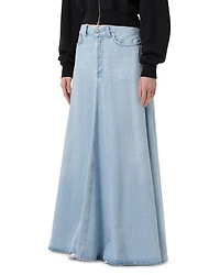 The Odin Denim Maxi Skirt Lost