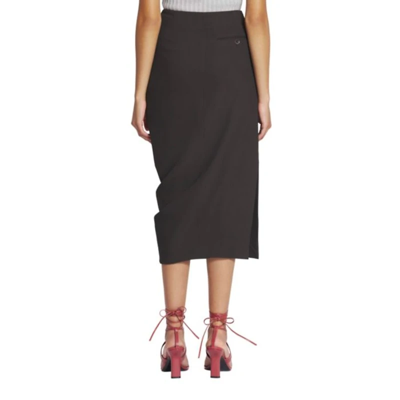 Midi Skirt Wool and Viscose