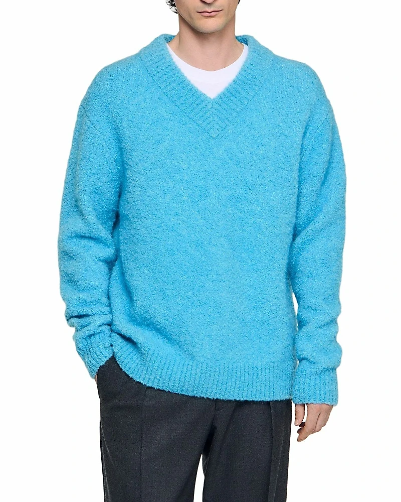 Sandro Terry Knit Sweater
