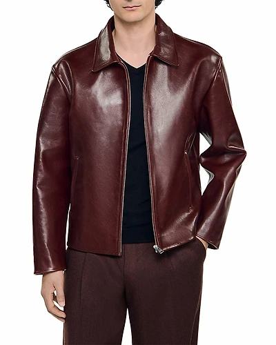 Sandro Leather Jacket