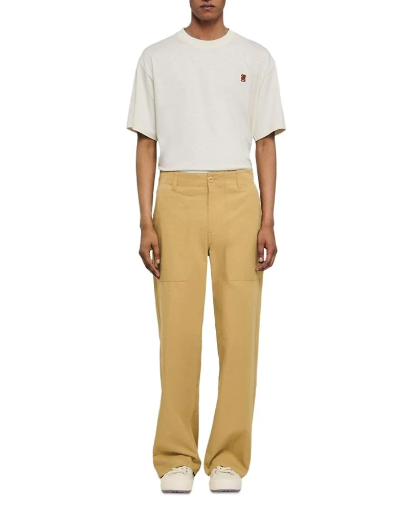 Wide Leg Cotton Pants