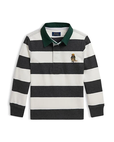 Boys' Polo Bear Cotton Rugby Shirt - Little Kid