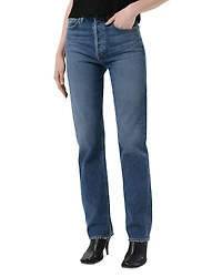 Agolde 90's Pinch Waist High Rise Straight Leg Jeans