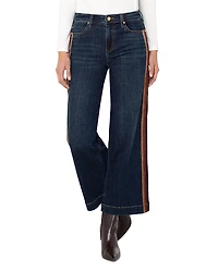Liverpool Los Angeles Stride Mid Rise Ankle Wide Leg Jeans