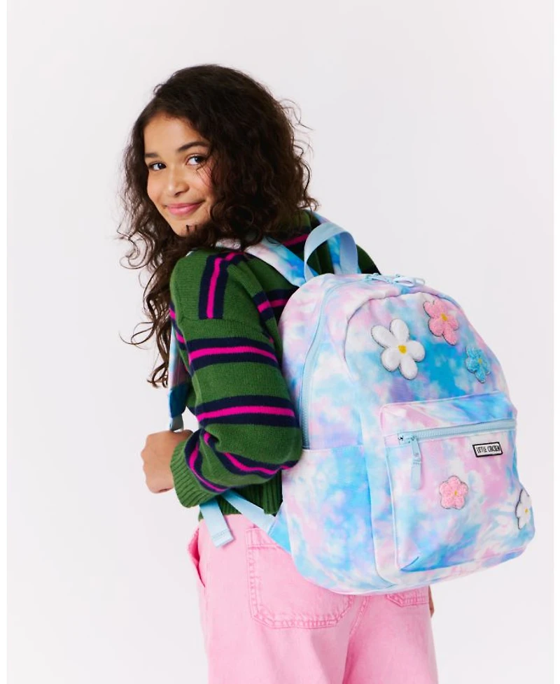 Unisex Kids Patched Backpack