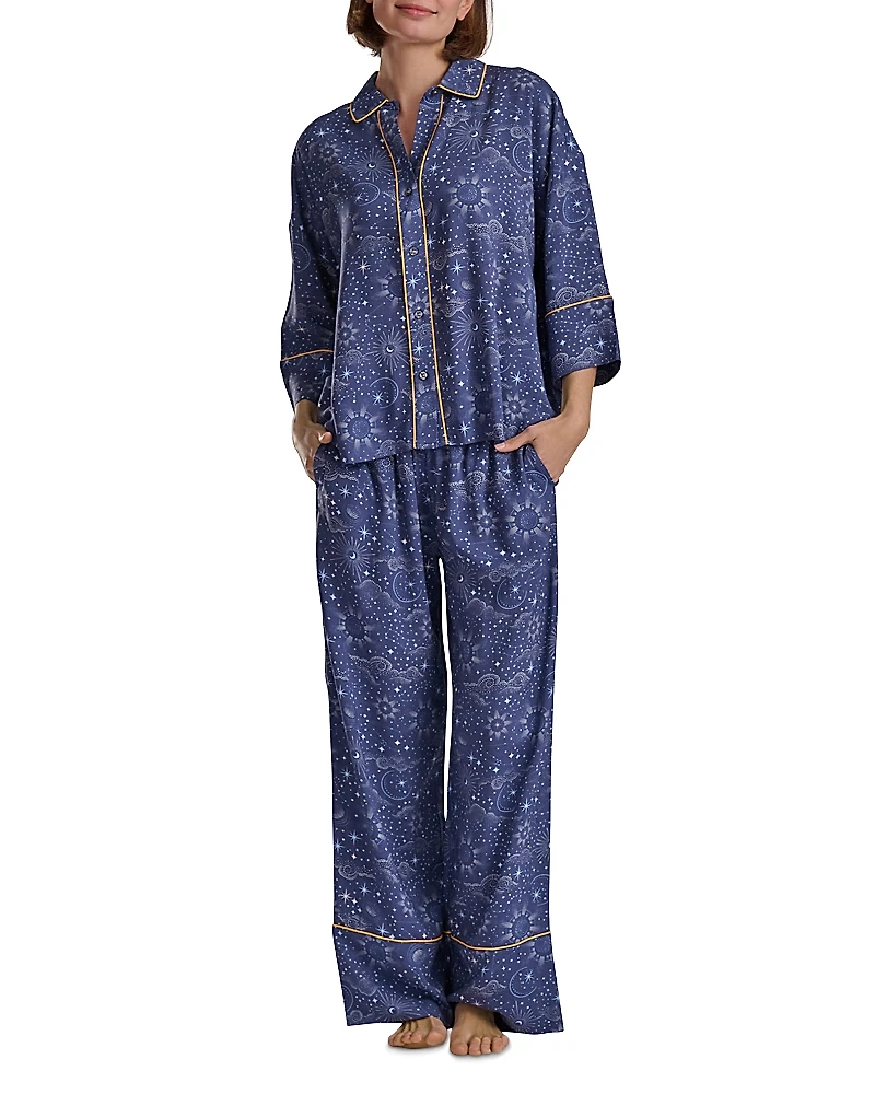 Splendid Celestial Print Pajama Pant Set