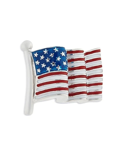 Jan Leslie American Flag Lapel Pin