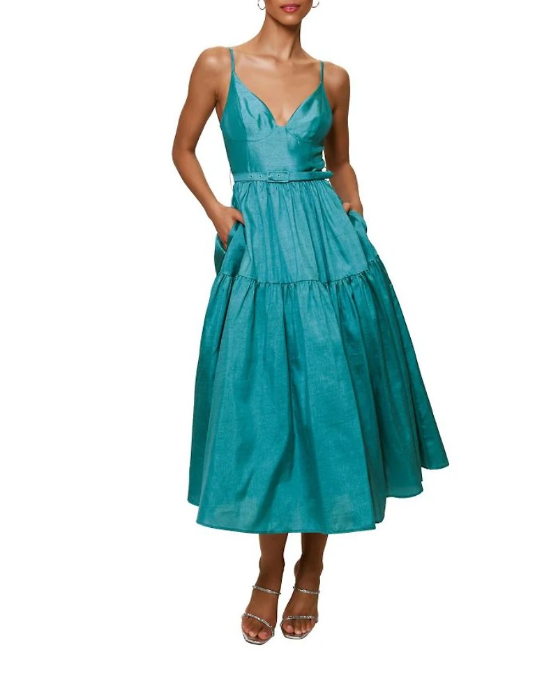 Atherton Fit & Flare Midi Dress