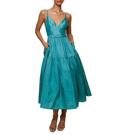 Atherton Fit & Flare Midi Dress