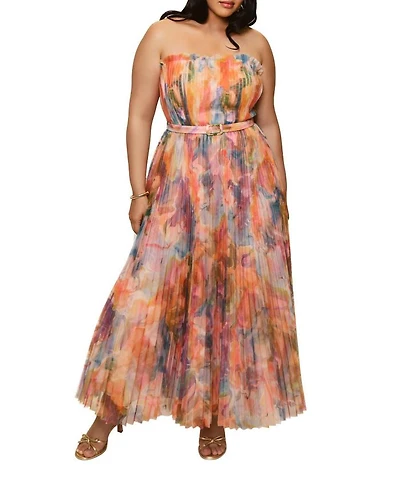 Plus Bromley Strapless Tulle Gown