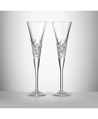 Wishes "Happy Celebrations" Toasting Flutes, Set of 2
